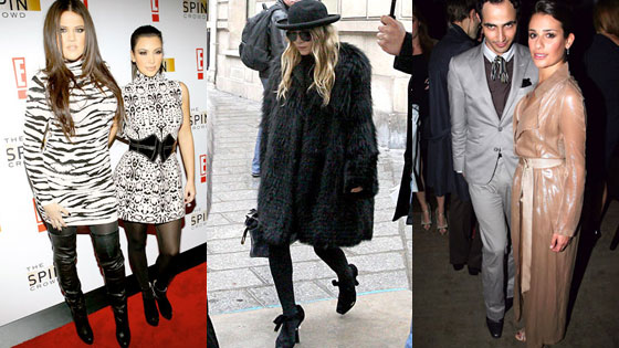 Kim Kardashian, Khloe Kardashian Odom, Mary Kate Olsen, Zac Posen, Lea Michele Kim Kardashian, Khloe Kardashian Odom, Mary Kate Olsen, Zac Posen, Lea Michele